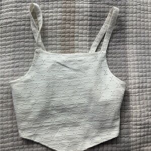 Zara Cream Textured Kids Romper